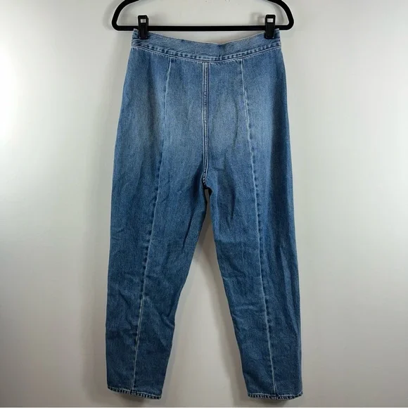 Madewell High Rise Tapered Seamed Jeans Size 28 - Picture 5 of 7